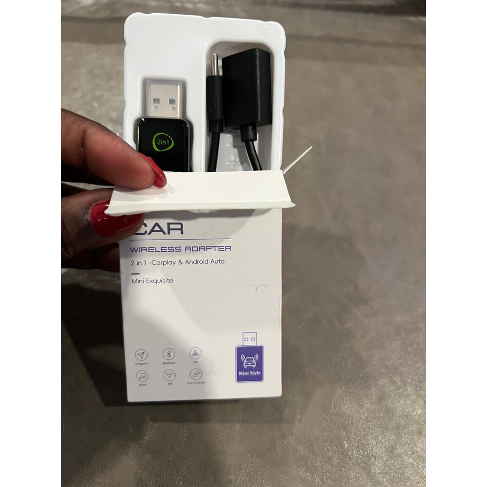 Mini Wireless CarPlay Adapter For Apple IPhone IOS 10+,No Delay & Fast, Plug & - Picture 10 of 15